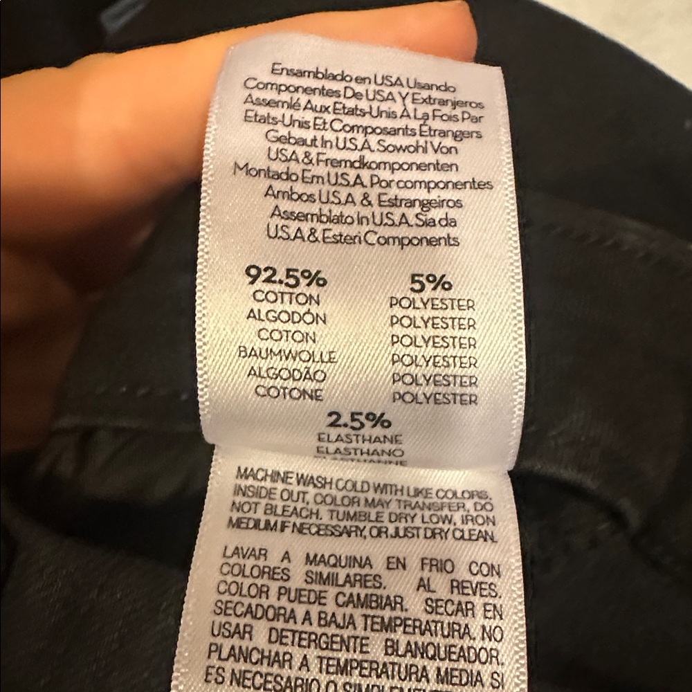 MOTHER The Looker Skinny Jeans in Not Guilty in Black Size 27 - Picture 10 of 10
